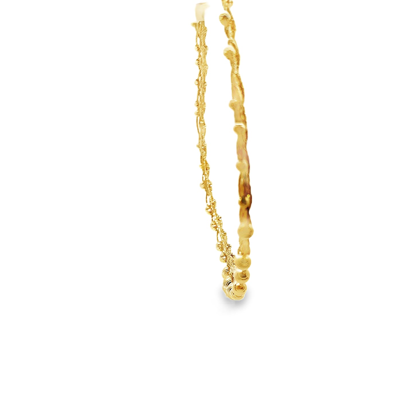 18K Yellow Gold Net Weave Necklace