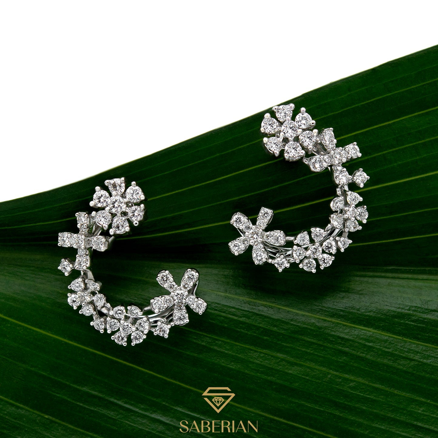 Blooming Diamond Vine Earrings
