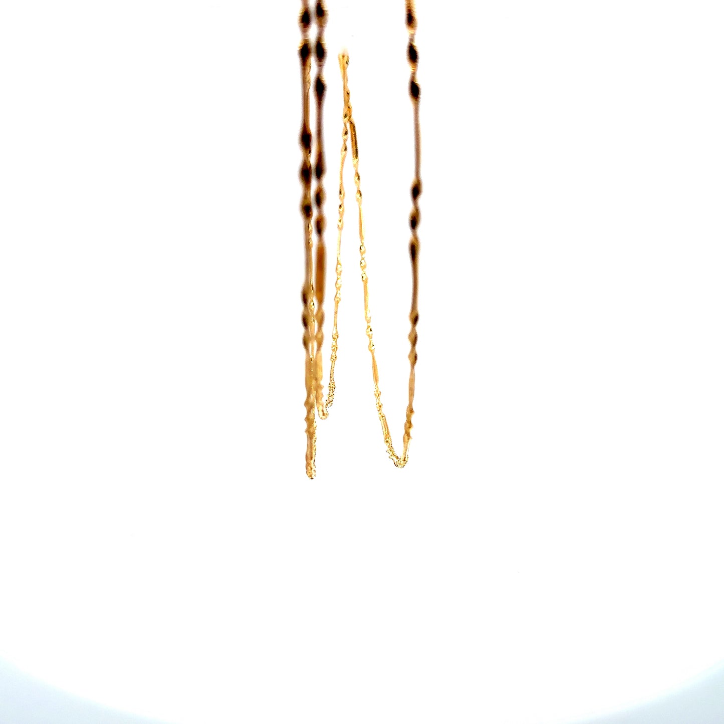 18K Gold Triple Layer Twist Necklace