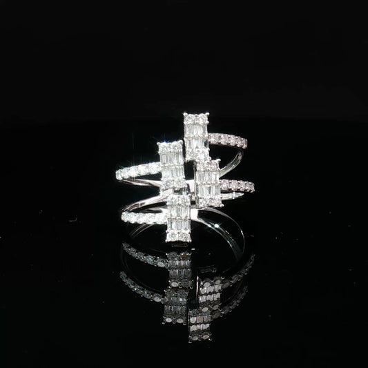 Stellar Symphony Diamond Ring