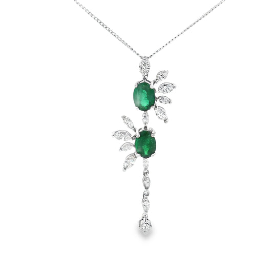 Verdant Radiance Emerald Pendant