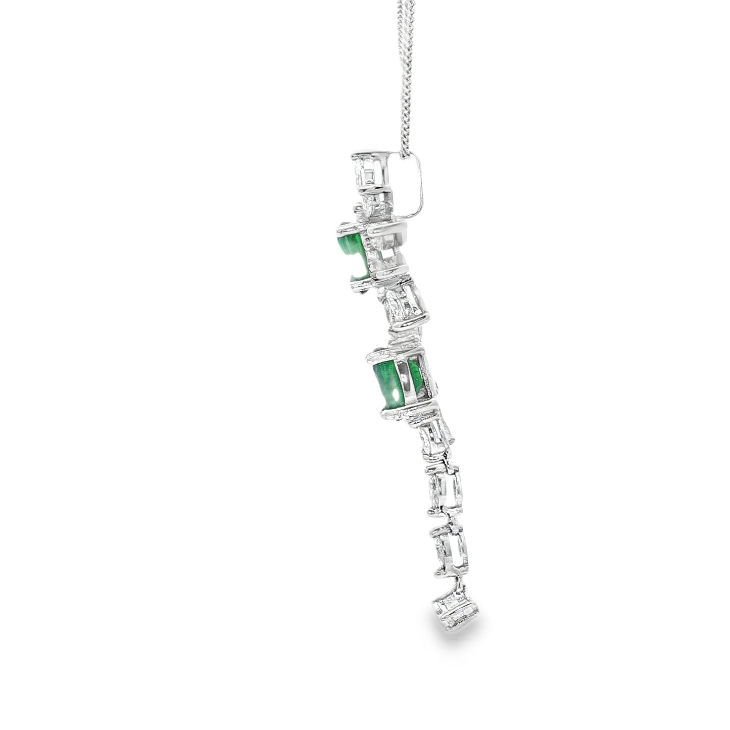 Verdant Radiance Emerald Pendant