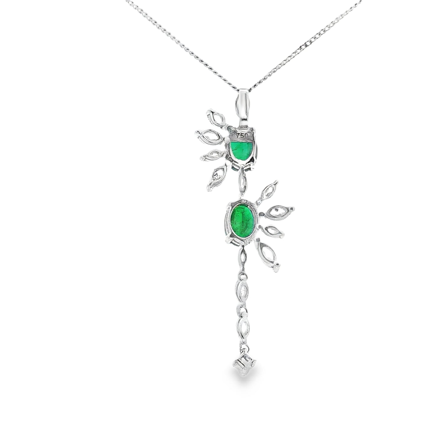 Verdant Radiance Emerald Pendant