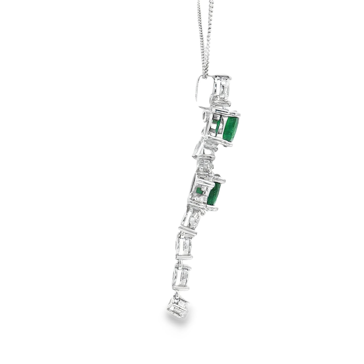 Verdant Radiance Emerald Pendant